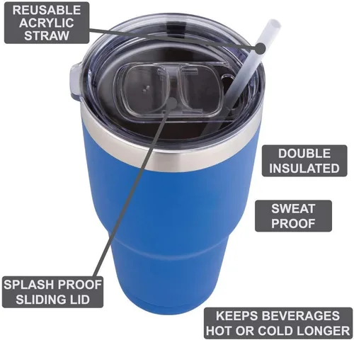 Vista 2 de GIRL BOSS - Vaso grabado con láser de acero con recubrimiento de polvo para viaje, sin BPA, para mantener tu bebida fría o caliente, idea de regalo