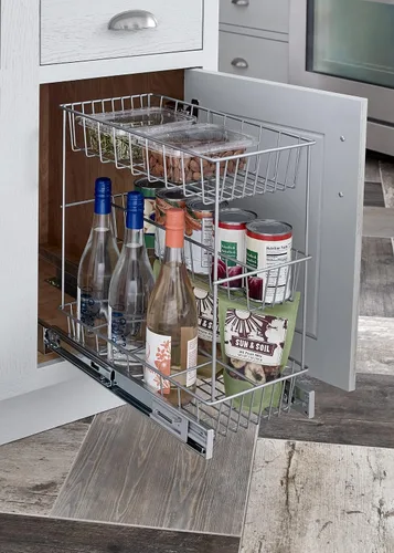 Vista 3 de ClosetMaid - Cesta para gabinete de cocina de un solo nivel, alta calidad