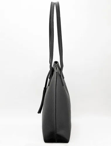 Vista 5 de Nodykka - Bolso con asas para hombro para mujer, de cuero sintético, con borla