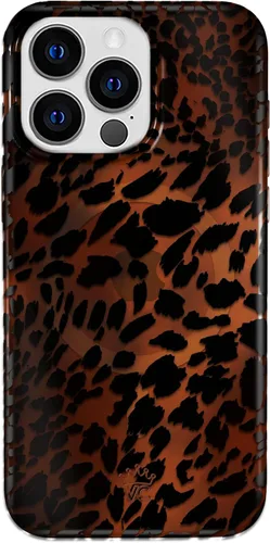 Vista 39 de VELVET CAVIAR Funda para iPhone 13 Pro Max con estampado de leopardo y guepardo negro, compatible con MagSafe, probada en caídas de 10 pies