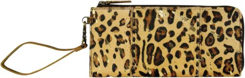 Vista 4 de Myra Bag Cartera de mano occidental para mujer - Pulsera de pelo en cuero, Negro