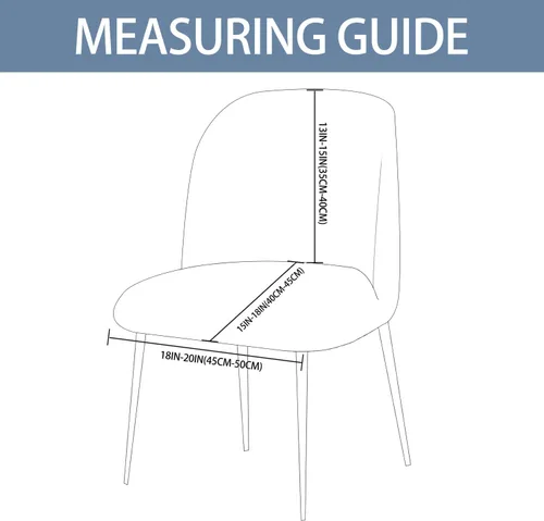 Vista 6 de Funda para silla, funda elástica para silla sin brazos, de terciopelo, para comedor, comedor, comedor, funda protectora para silla de respaldo