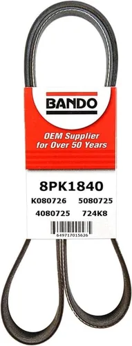 Vista 60 de Bando USA 8PK710 Correa de serpentina de calidad OEM