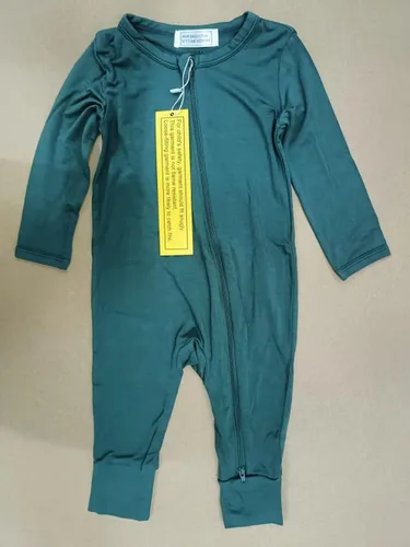 Vista 5 de Baby Unisex Soft Footies Zipper Closure Footless Pajama Sleepers Pjs N' Plays One-Piece Romper 0-24M