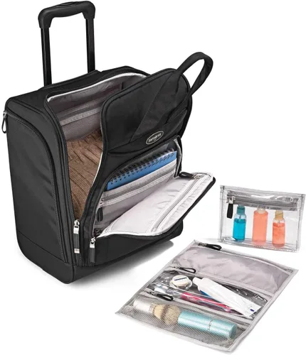 Vista 3 de Samsonite Asiento de mano vertical con ruedas, Negro -, Equipaje de mano vertical con ruedas