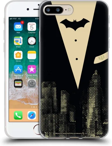 Vista 16 de Head Case Designs Officially Licensed Batman DC Comics Alter Ego Bats Duality Gel Case [Military Grade Protection] Compatible with Apple iPhone 7