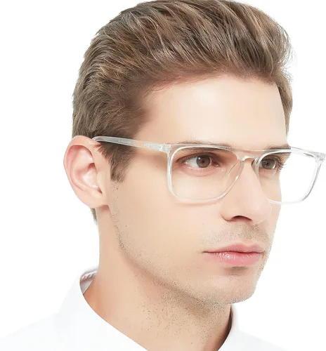 Vista 8 de OCCI CHIARI Anteojos de lectura grandes para hombres con bisagra de resorte para lectores cuadrados de gran tamaño, 1.0, 1.25, 1.5, 1.75, 2.0, 2.5