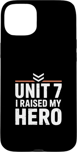 Vista 9 de Unit 7 I Raised My Hero Military Parent Pride Case for iPhone 17