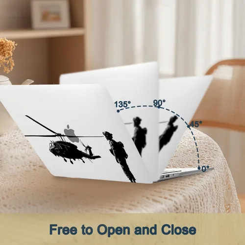 Vista 6 de Funda para laptop para MacBook Air de 11 pulgadas 2015 2014 2013 2012 2011 2010 A1465 A1370, diseño de plástico, duradero, protector de computadora