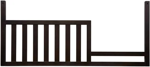 Vista 5 de Riel de seguridad de cama infantil para cunas convertibles Kingsley y Centennial, riel de madera maciza para conversión de cuna convertible a cama