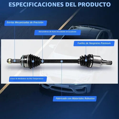 Vista 3 de Maxfavor CV Eje Conjunto para Hyundai Sonata 2011 2012 2013 2014