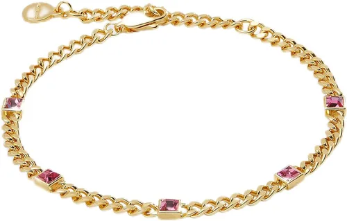 Vista 18 de Alex and Ani September Birthstone Sapphire Curb Chain Bracelet Dorado