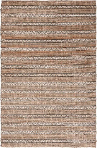 Vista 6 de SAFAVIEH Natural Fiber Collection NFB655Z - Alfombra de pasillo de 2 pies 3 pulgadas x 8 pies, color negro y natural, hecha a mano de yute a rayas