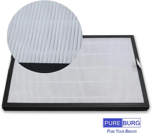 Vista 2 de PUREBURG Filtros de repuesto compatibles con Bagotte BAP20 purificador de aire, parte de filtro BAP20-HF, paquete de 2 unidades H13 True HEPA