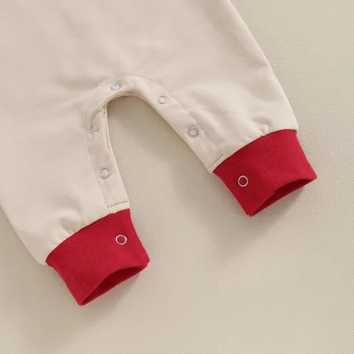 Vista 48 de FYBITBO Ropa de bebé niño niña Santa manga larga mono mameluco recién nacido primera Navidad traje de una pieza
