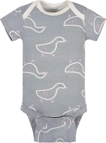 Vista 6 de Grow by Gerber baby-girls 5-pack Short-sleeve Onesies Bodysuits
