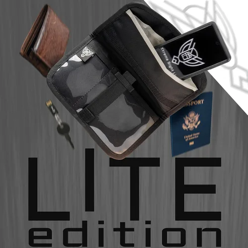 Vista 8 de Xtreme Sight Line ~ Xecutive LITE Series Faraday Bolsa para teléfonos y otros dispositivos electrónicos pequeños ~ Seguridad de datos para viajes