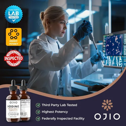 Vista 6 de Lugols Solución de yodo 2% – Suministro de 1 año – Gotas de yodo oral líquido de alta potencia con absorción superior – Mejora la salud general