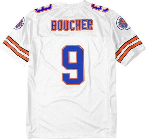 Vista 2 de Camiseta de fútbol de los años 90 para fiesta, Bobby Boucher #9 The Waterboy Sandler 50 aniversario de la película