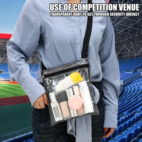 Vista 3 de Lingshare Clear Bag For Stadium Events Clear Bags for Women