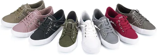 Vista 6 de JENN ARDOR Zapatillas sin cordones para mujer, zapatos antideslizantes, zapatos retro, zapatos casuales, zapatos planos para caminar