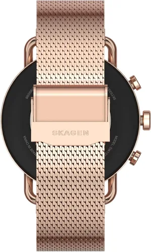 Vista 4 de Skagen Reloj inteligente con pantalla táctil Gen 6 con Alexa integrado altavoz frecuencia cardíaca oxígeno en sangre GPS pagos sin contacto