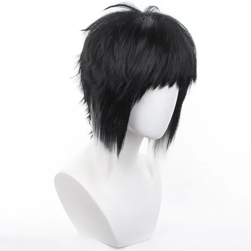 Vista 9 de Peluca Misa Amane, Death Note Misa Amane, peluca de cosplay con gorra de peluca, longitud aproximada de 27.6 in