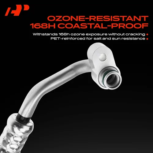 Vista 3 de A-Premium Conjunto de manguera de línea de descarga de A/C compatible con Mazda MX-5 Miata, 2006-2015, 2.0L, compresor a condensador