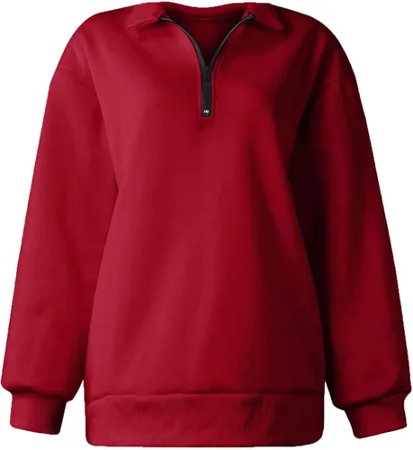 Vista 2 de Ropa de invierno para mujer, 2022, casual, de moda, de manga larga, con cremallera, para Navidad, primavera