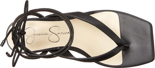 Vista 5 de Jessica Simpson Women's Sitelli Ankle Wrap Sandal Heeled