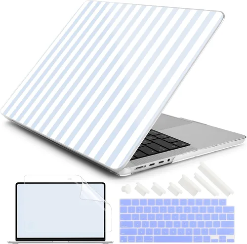 Vista 29 de DONGKE Funda para M5 MacBook Pro de 14 pulgadas 2025 2024-2021 M4 M3 M2 M1, cubierta de carcasa dura de plástico compatible con A3434 A3112 A3401