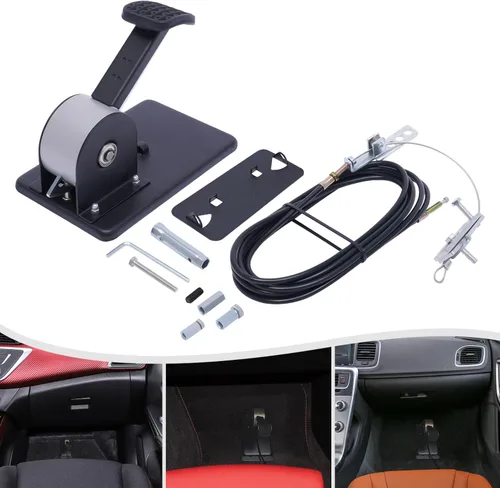 Vista 4 de Controles de pasajeros Conjunto de pedal de freno para nuevos conductores/Aprendizaje Conducción/Entrenamiento Conducción - Controles universales