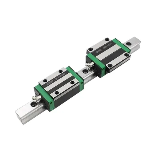 Vista 2 de Linear Guides, Linear Motion Slide Guides 200-1000mm 2pcs Square Linear Guide Rail HGR20 + 4pcs Bearing Blocks HGW20CC(200mm)