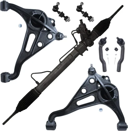 Vista 160 de Detroit Axle - Kit de brazos de control delantero para Chevy Silverado 1500 GMC Sierra 1500 GMC Sierra 1500 Avalanche Yukon Tahoe Escalade ESV EXT