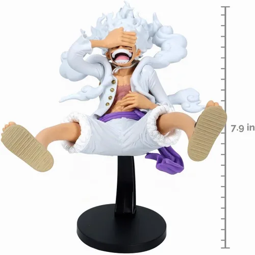 Vista 3 de Banpresto - One Piece - El Monkey D. Luffy (Gear 5), Figura King of Artist de Bandai Spirits