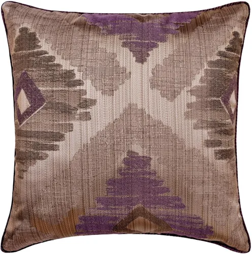 Vista 6 de The HomeCentric Funda de almohada personalizada, fundas de almohada moradas, fundas de cojín florales modernas, fundas de almohada de 12 x 12