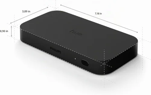 Vista 7 de Philips Hue Play HDMI Sync Box - Requiere Hue Bridge - Admite Dolby Vision HDR10+ y 4K - Control con la aplicación Hue - Compatible con Alexa