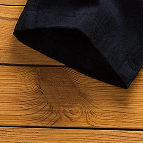 Vista 3 de amidoa Pantalones cortos casuales de lino para hombre, pantalones cortos de verano ajustados para hombre con cordón, pantalones cortos de ajuste