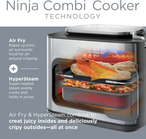 Vista 12 de Ninja Combi™ 14 en 1 Multicooker, freidora de aire, horno tostador