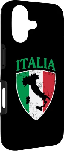 Vista 3 de Italia Flag Crest Italy Italian Family Vintage Distressed Case for iPhone 17