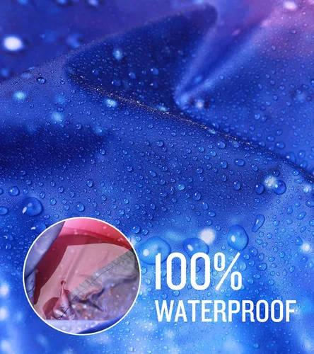 Vista 5 de Chaqueta ligera de poncho de lluvia para niños, impermeable, abrigo impermeable