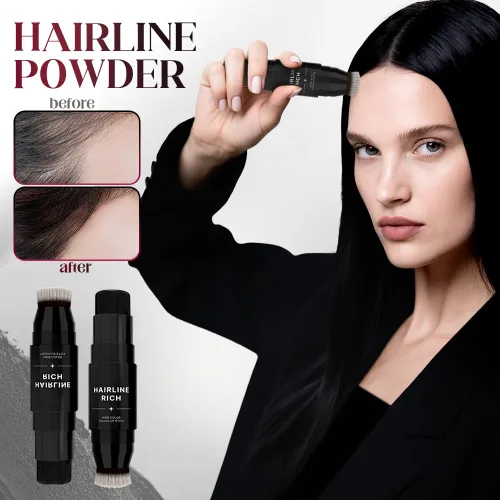 Vista 7 de Barra de retoque de raíz de doble extremo, corrector instantáneo de puntos calvos para cobertura de raíces del cabello, 2 en 1, impermeable, #01
