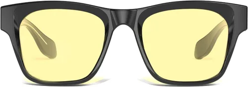 Vista 5 de VISOONE Blue Light Glasses Men Women Computer Gaming Anti Eyestrain Negro