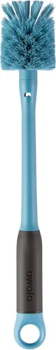Vista 6 de Owala FreeSip - Paquete de botella de agua aislada de 40 onzas con accesorios de cepillo de limpieza (azul/verde azulado)