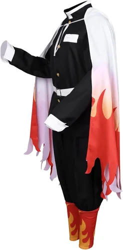Vista 4 de Demon Slayer Tanjiro Nezuko Cosplay para niños, Shinobu Zenitsu Giyuu Tomioka Kimono Cosplay Disfraz con aretes para mujer