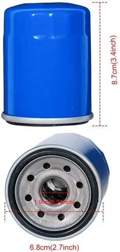 Vista 6 de HIFROM Filtro de aceite Filtro de combustible Filtro de aire Kit de bujía Reemplazo para Honda GX630 GX660 GX690 Cortacésped Piezas Nuevo