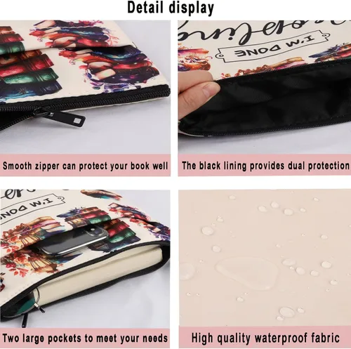 Vista 5 de BWWKTOP Velaris Bookworm - Funda para libros de Sarah, regalos para fanáticos de Rhysand I'd Endure Every Second of It Again So I Could Find You