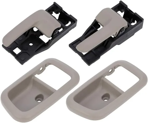 Vista 8 de OCPTY Manijas interiores y traseras del conductor izquierdo del pasajero del lado derecho de repuesto para Toyota Tundra 2000-2006 para Toyota