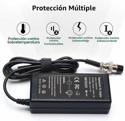 Vista 5 de Cargador de batería para ciclomotor de 24 V compatible con Razor MX350 E300 E150 E175 E100 E200 E200S E300S E125 E500 PR200 E225S E325S MX400 ZR350