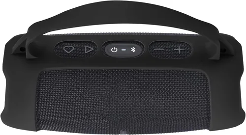 Vista 2 de Funda de silicona compatible con altavoz inalámbrico JBL Charge 5 Wi-Fi Funda protectora diseñada para altavoz Bluetooth portátil JBL Charge 5